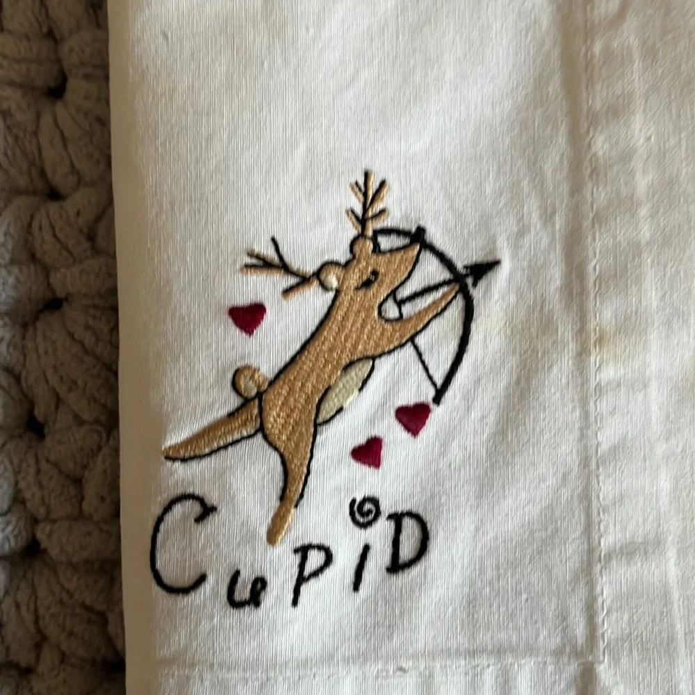 Pottery Barn Reindeer CUPID